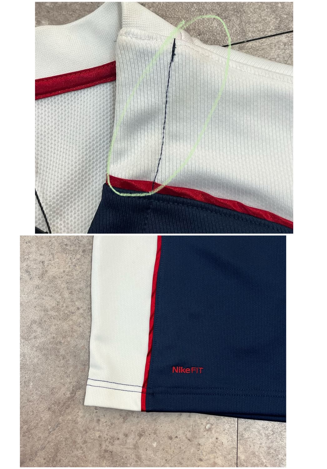 나이키 올드스쿨 스윙맨 슬리브리스 네이비 M #csz3738  상품이미지5