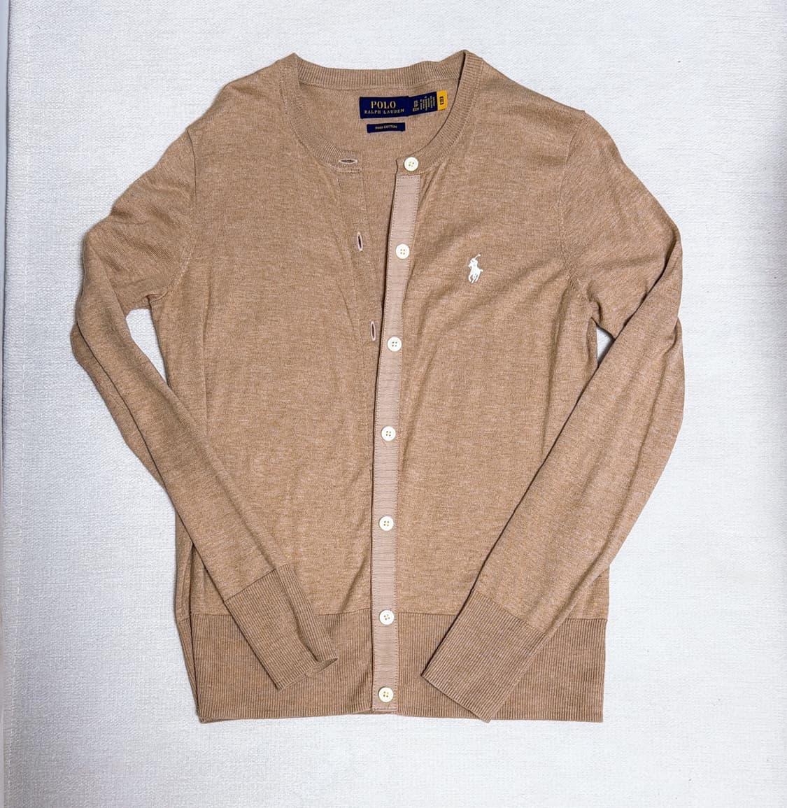 [새상품] 25SS 폴로랄프로렌 피마코튼 가디건 XS 상품이미지4
