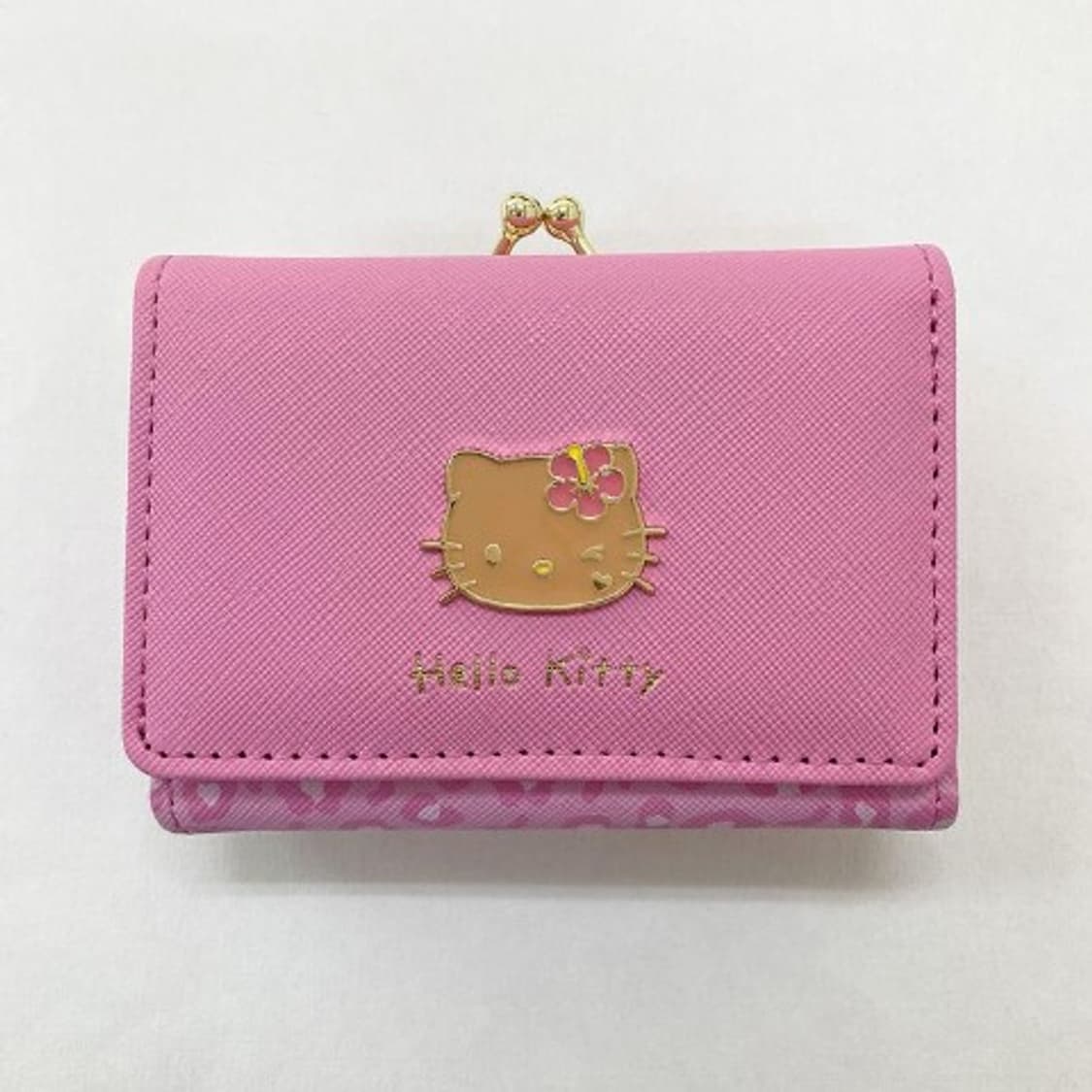 Hello kitty 헬로키티 핑크 호피 레오파드 패턴 지갑 새상품 상품이미지1