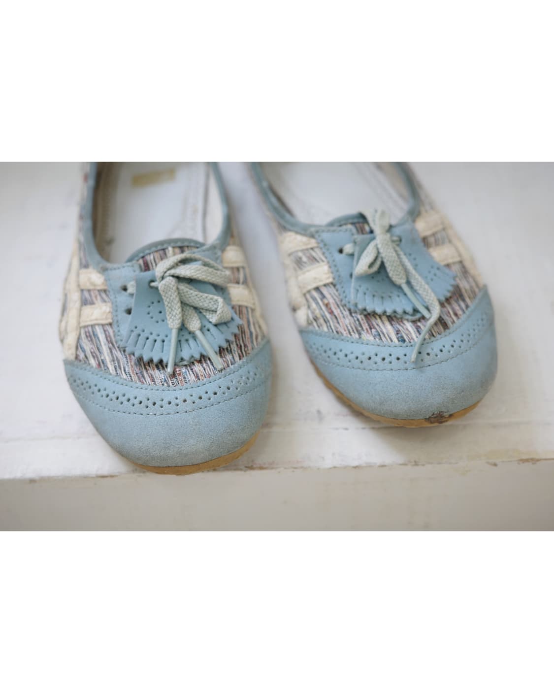 오니츠카타이거 Onitsukatiger skyblue flat shoes 상품이미지3