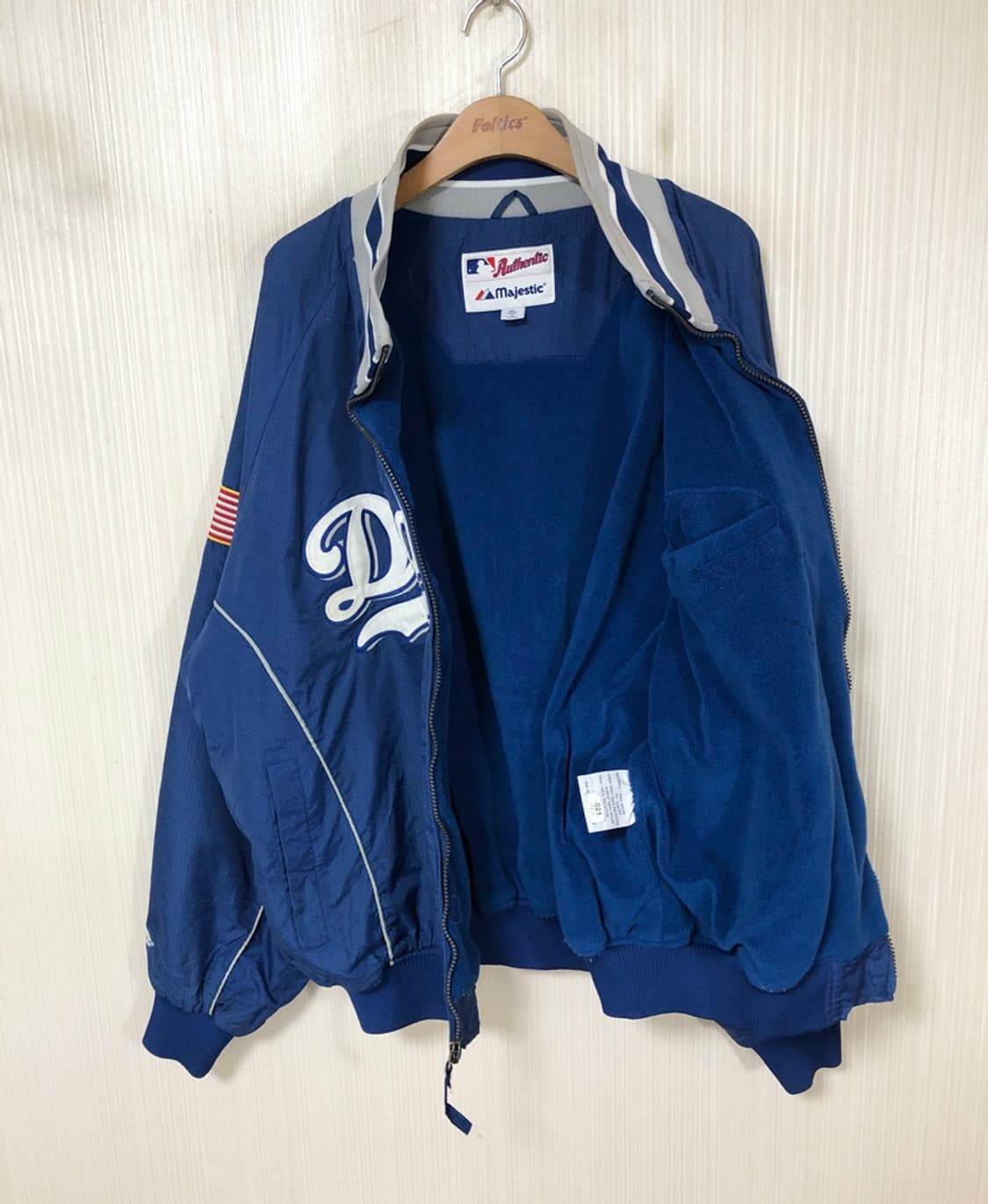 MLB 마제스틱 LA다져스 구형 어센틱 프리미어자켓 XL 상품이미지7