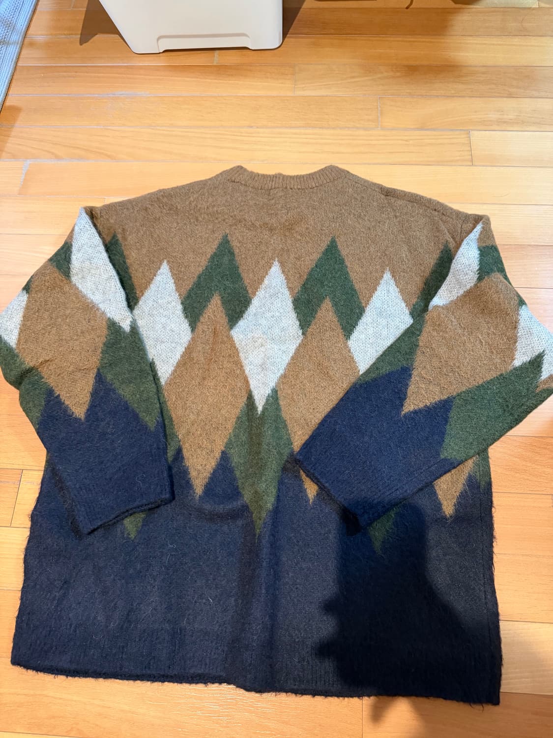 [M] 커스텀 멜로우 잔나비 최정훈 아가일니트 판매 상품이미지2