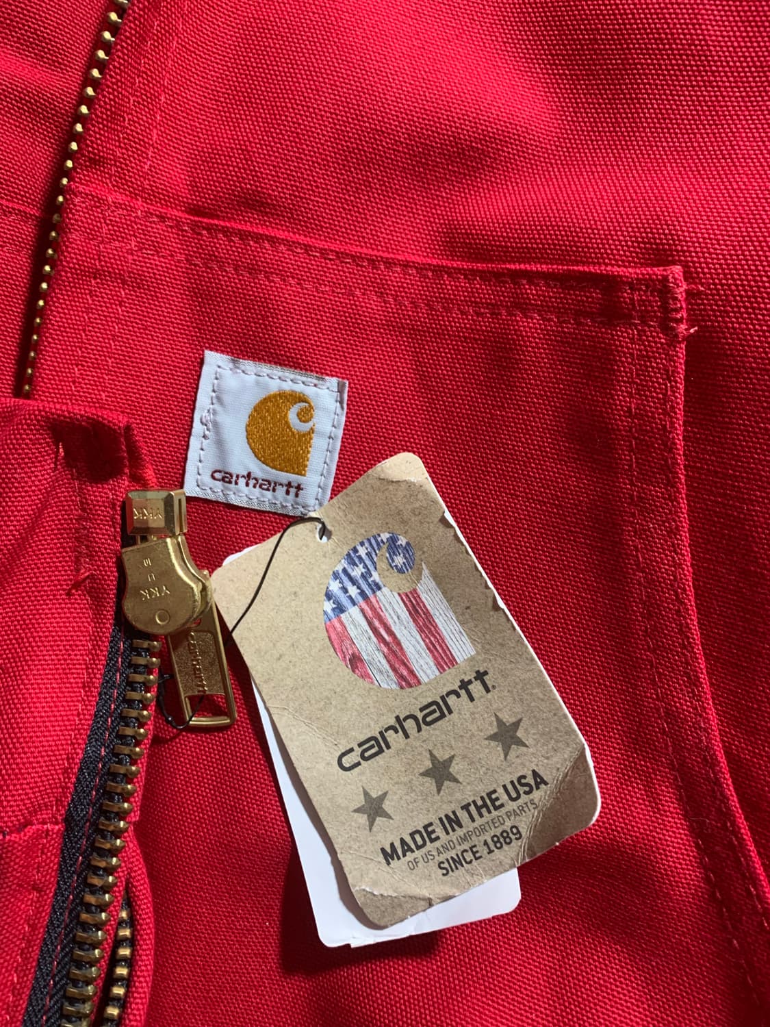 (새상품) 칼하트 J140 레드 액티브 자켓 상품이미지6