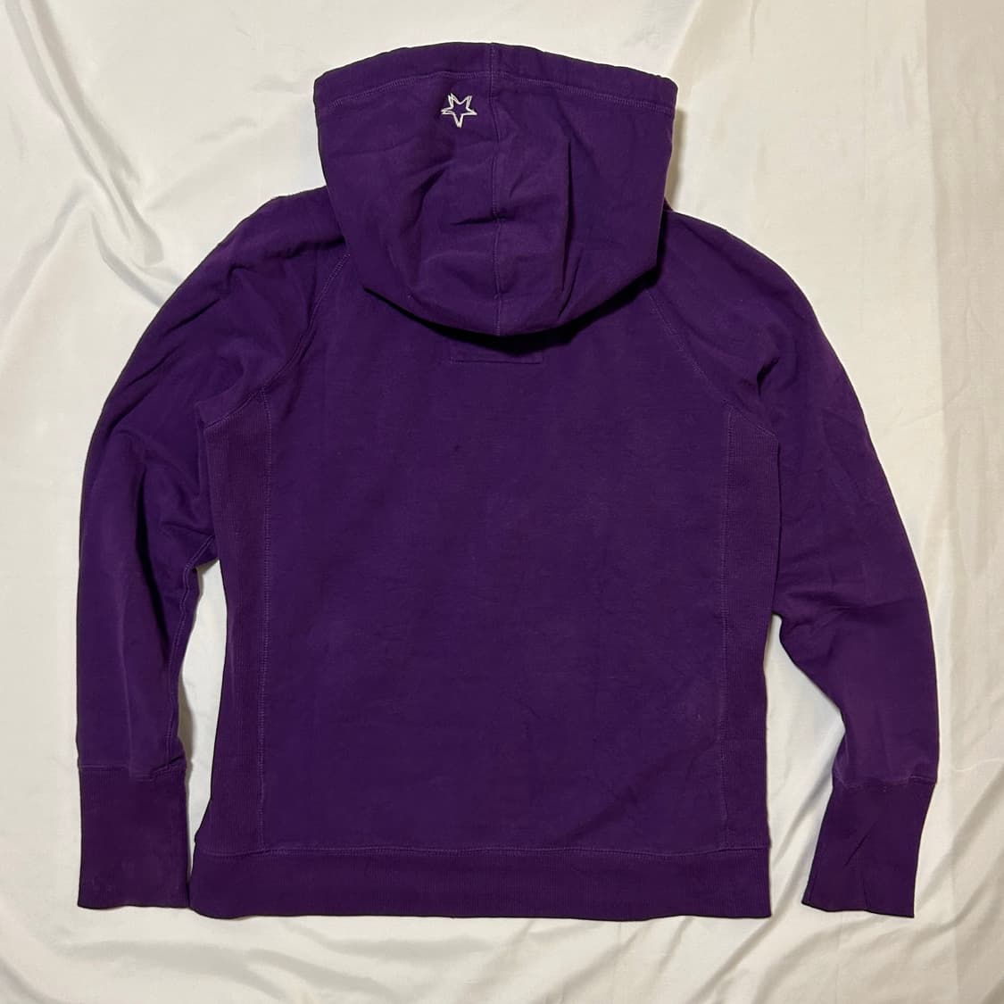 빈티지 프린팅 퍼플 후드티 상품이미지8