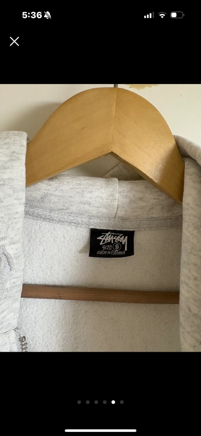 스투시 파리 후드집업 상품이미지5