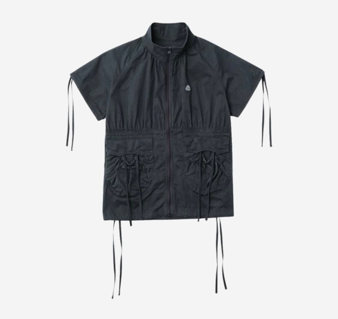 코이세이오 셔링 포켓 자켓 챠콜 상품이미지1