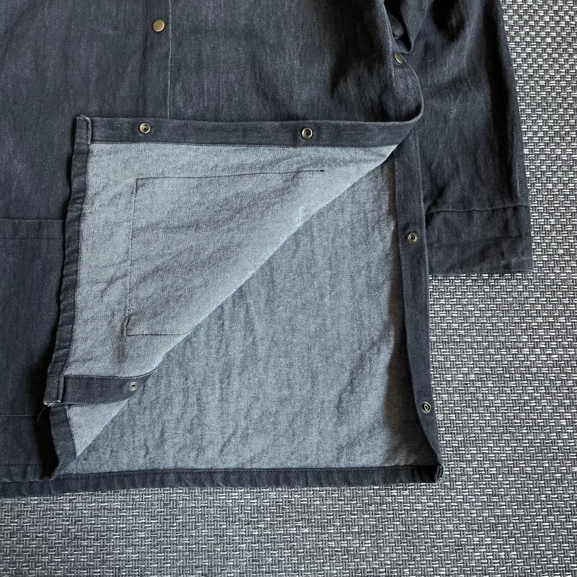 빈티지 흑청 데님 자켓 상품이미지4