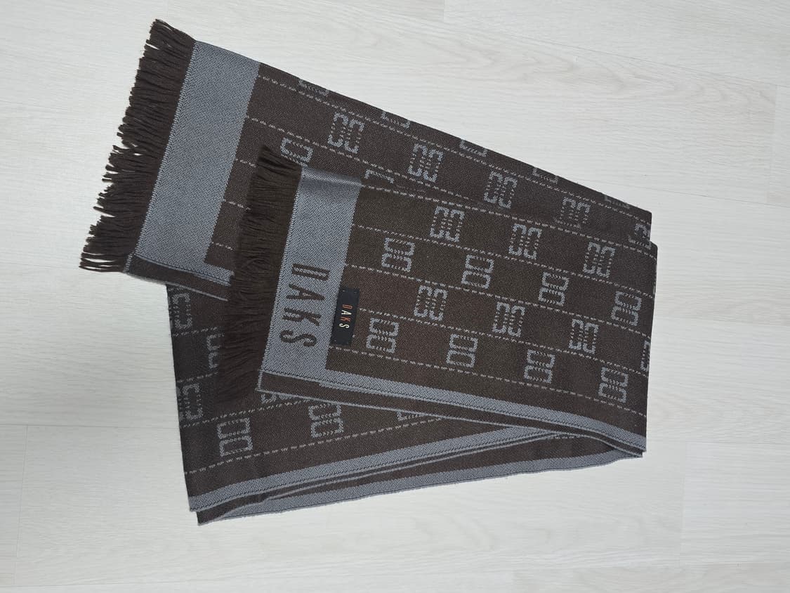 닥스 darks 패턴 퓨어 메리노울 머플러 목도리 상품이미지1