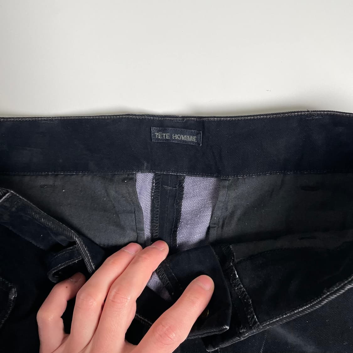 Tete homme 벨벳 페이딩 팬츠 상품이미지10