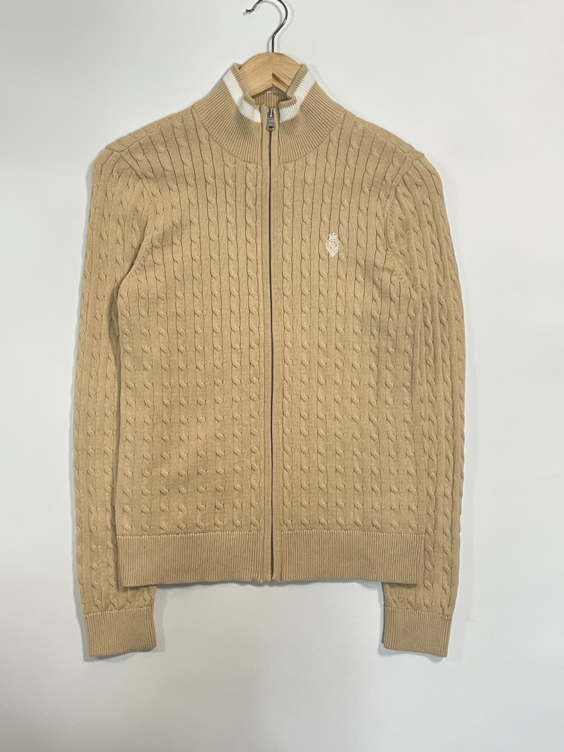 폴로 랄프로렌 꽈배기 니트 집업 상품이미지3