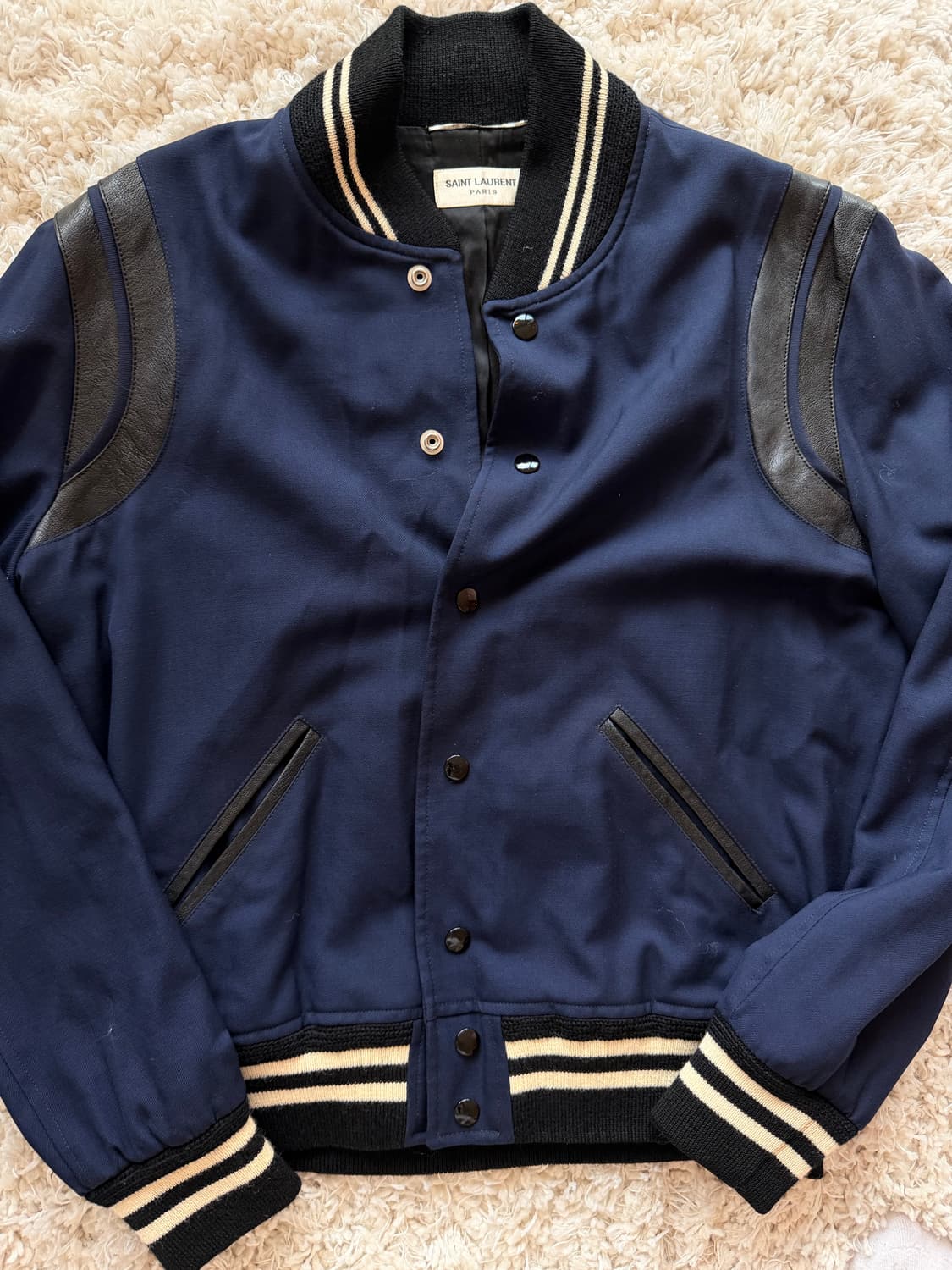 생로랑 테디 바시티 자켓 48 상품이미지3