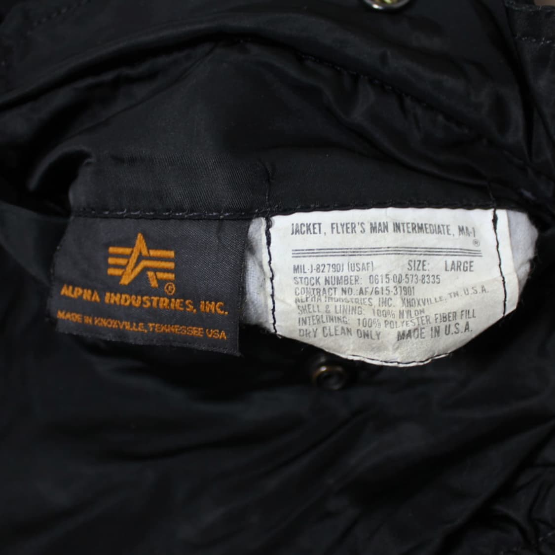 Alpha Industries MA-1 USAF 밀리터리 항공점퍼 상품이미지3