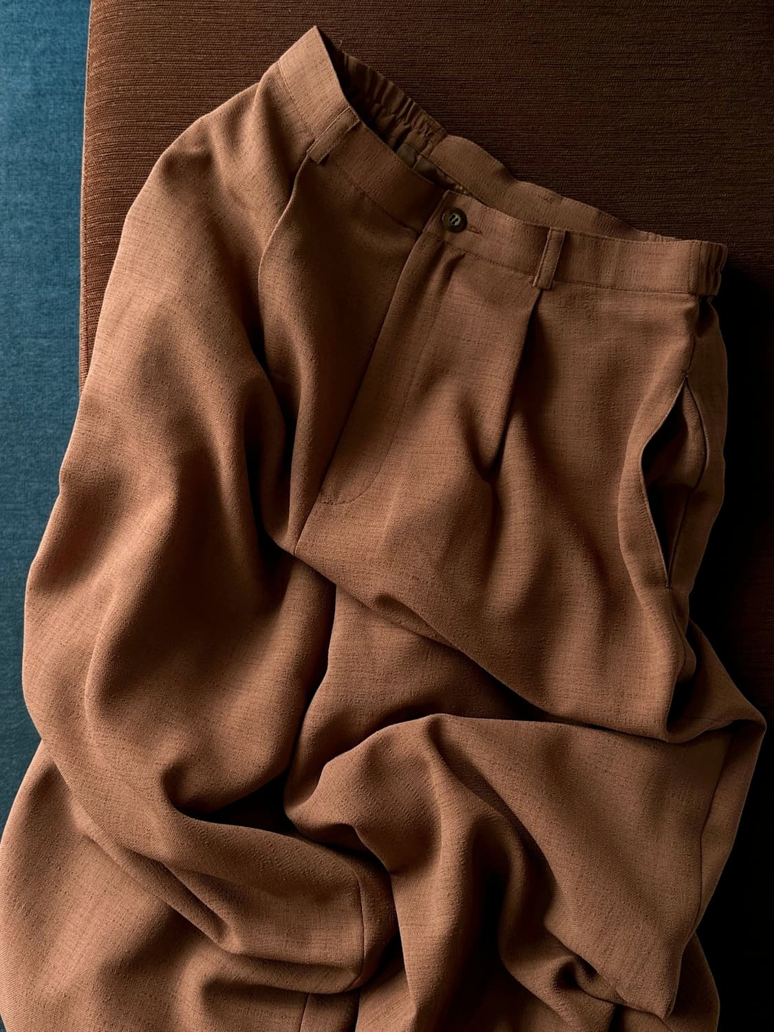 1 pleats high gauge poly trousers  상품이미지1