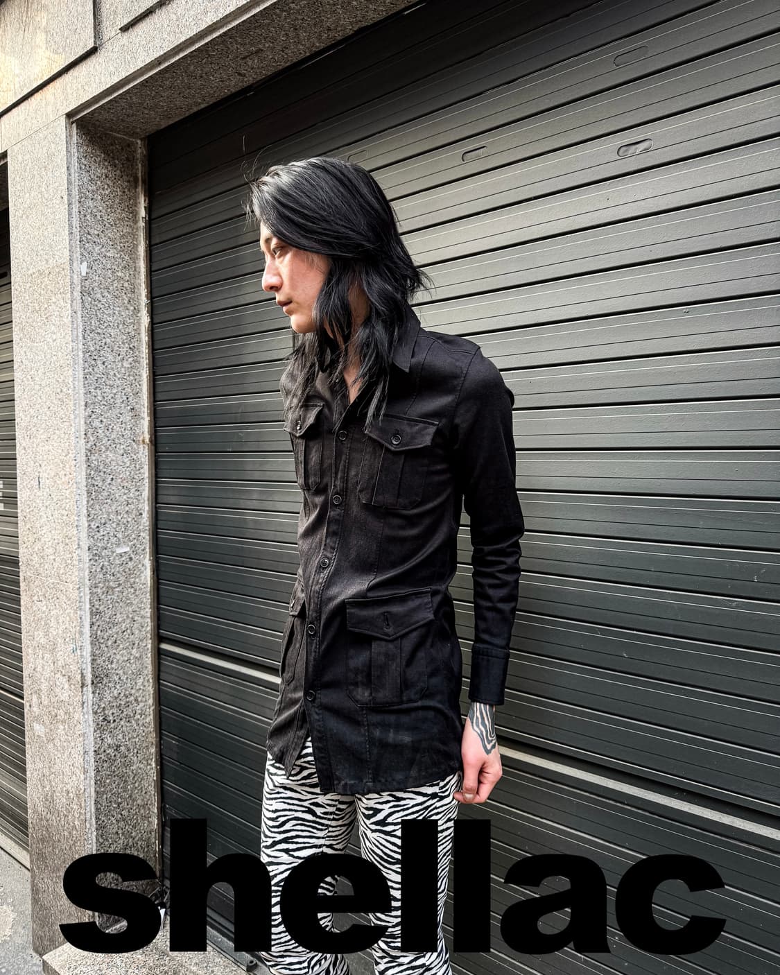 SHELLAC – Military Long Shirt 상품이미지1