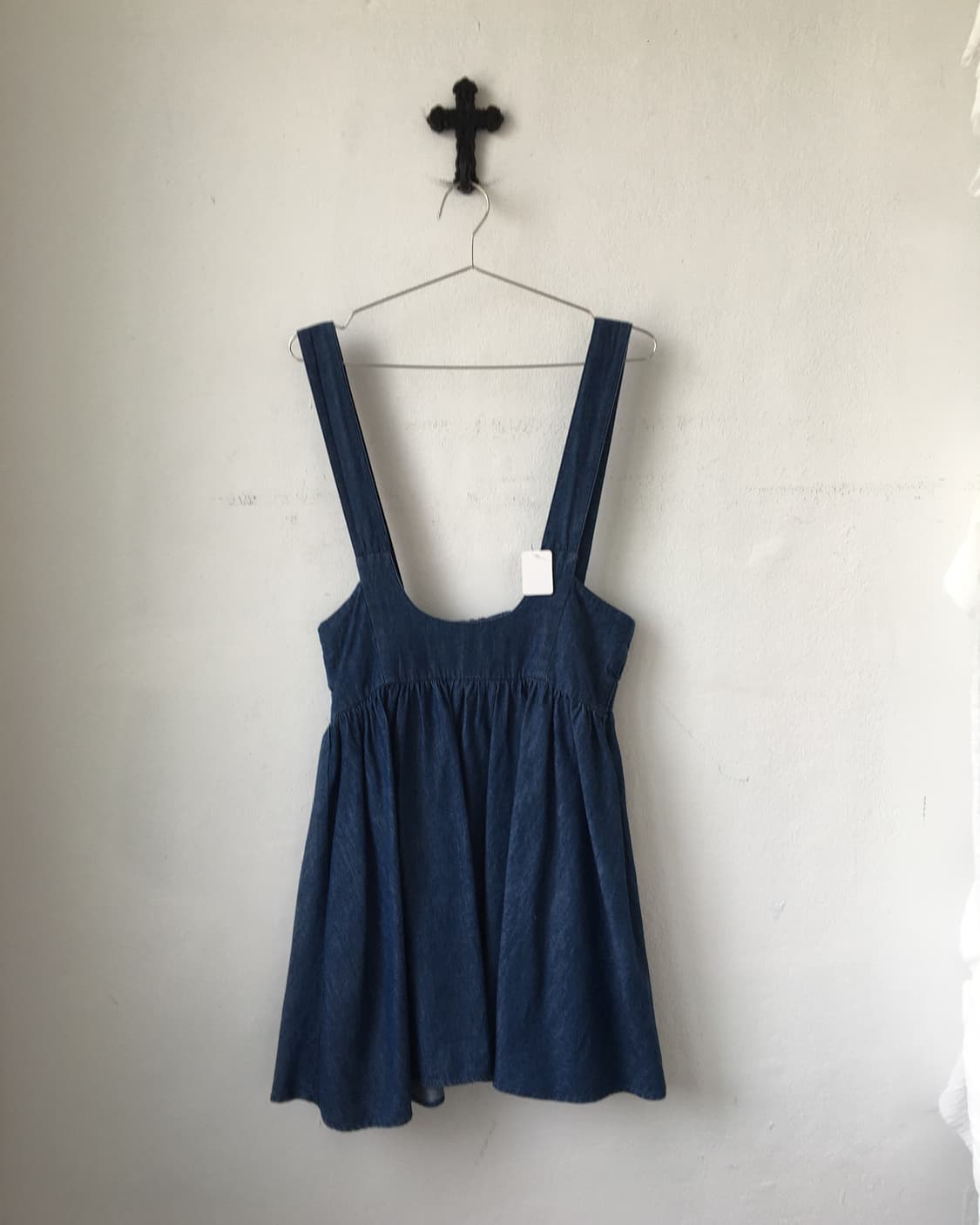 Denim suspender mood onepiece 상품이미지2