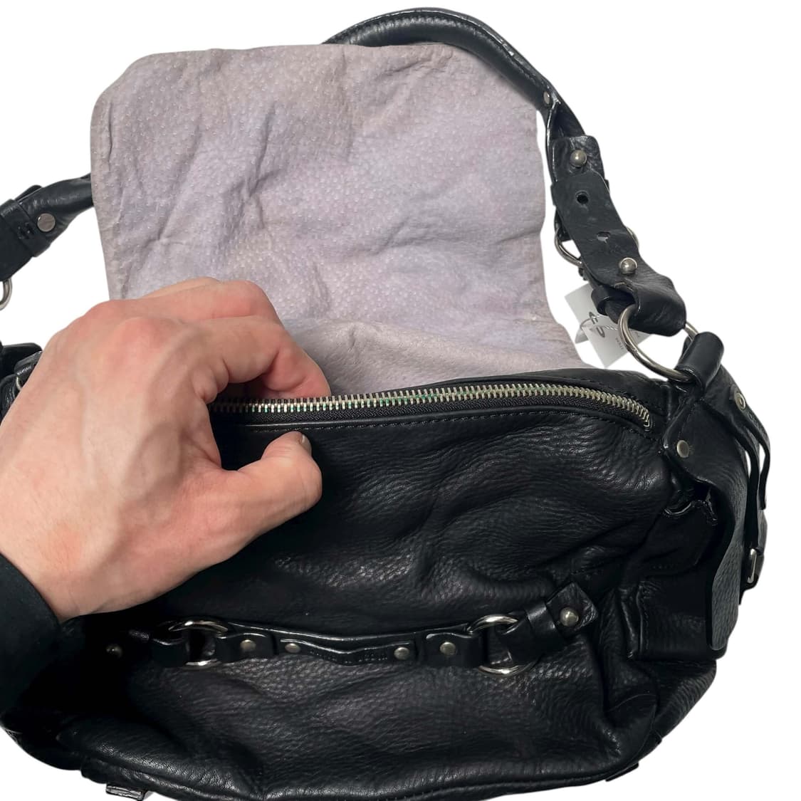 David&scotti 모터사이클 레더 백 상품이미지9