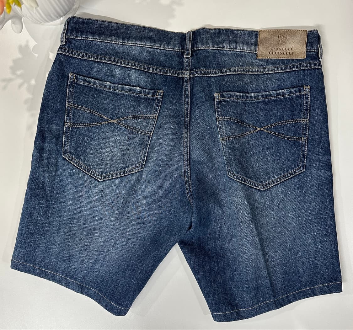 브루넬로 쿠치넬리 데님 팬츠 쇼츠 반바지 팬츠 상품이미지3