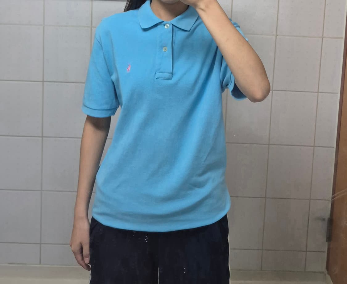 폴로랄프로렌 pk 카라 반팔티 스카이 상품이미지3