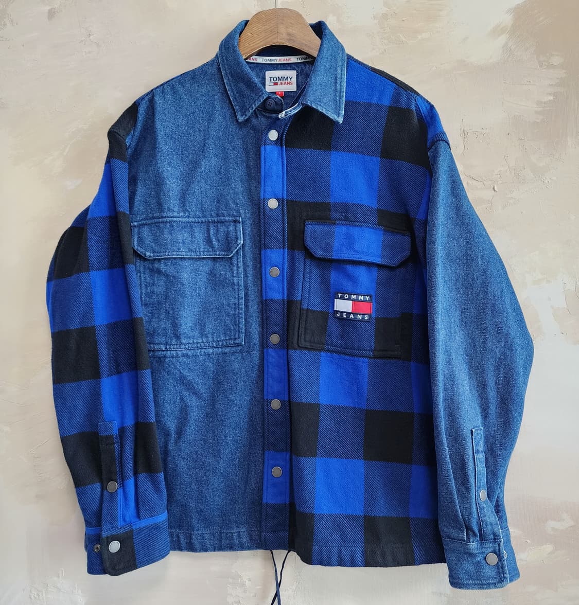 ❣️무배/ 타미진스 체크 청자켓 아우터 상품이미지1