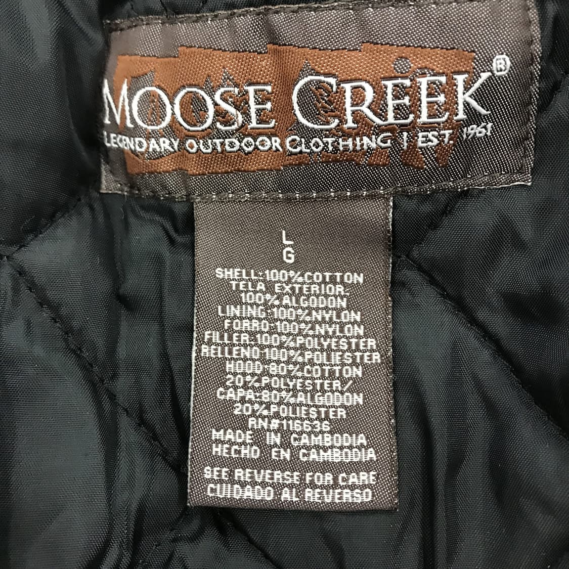 MOOSE CREEK 무스크릭 플란넬 후드자켓 [L] 상품이미지5
