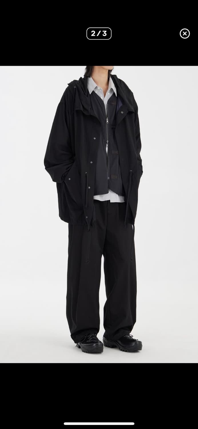 해칭룸 hatchingroom Snow Mid Parka black 검정 상품이미지2