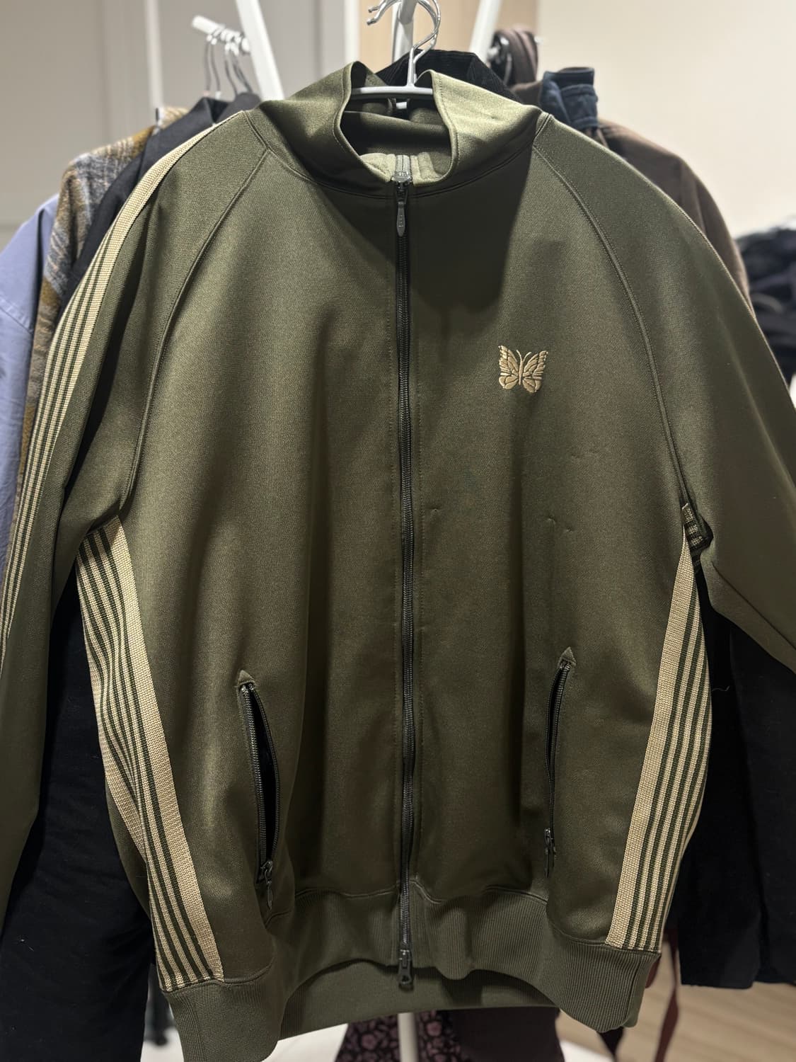 니들스 x LHP 트랙 자켓 L(올리브) 상품이미지1