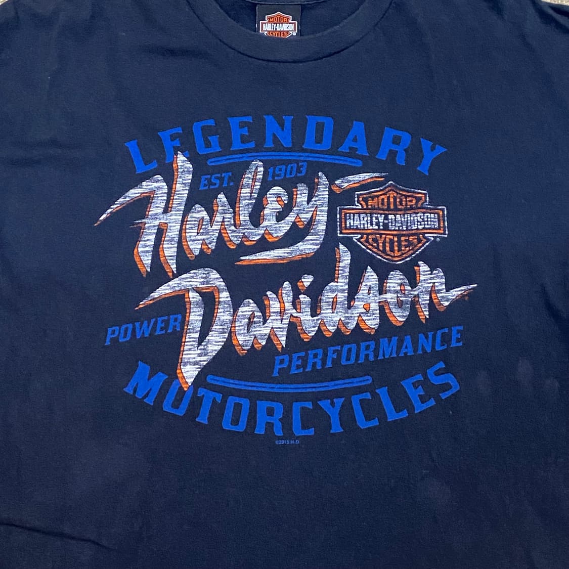 미국 빈티지 할리데이비슨 가스라이트 포켓 투어 반팔티 상품이미지3