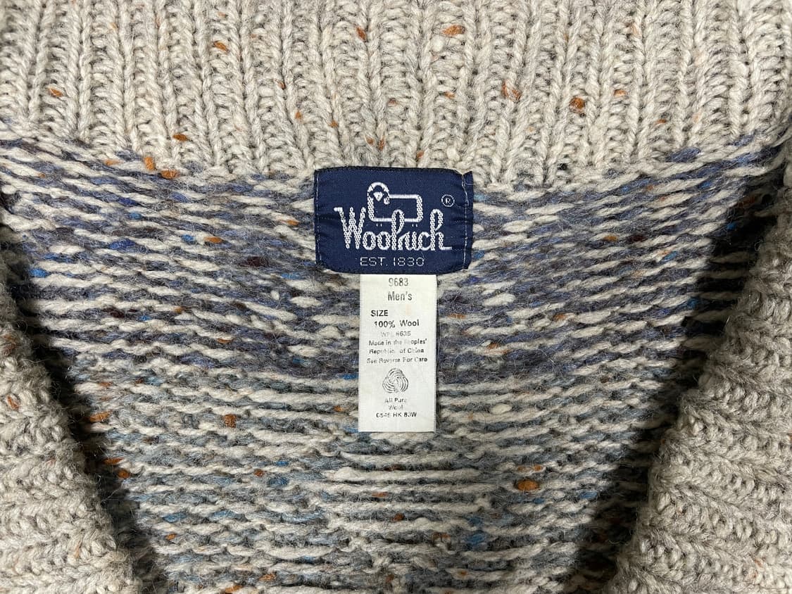 105~110) 80's 울리치 나바호 숄카라 가디건 상품이미지3