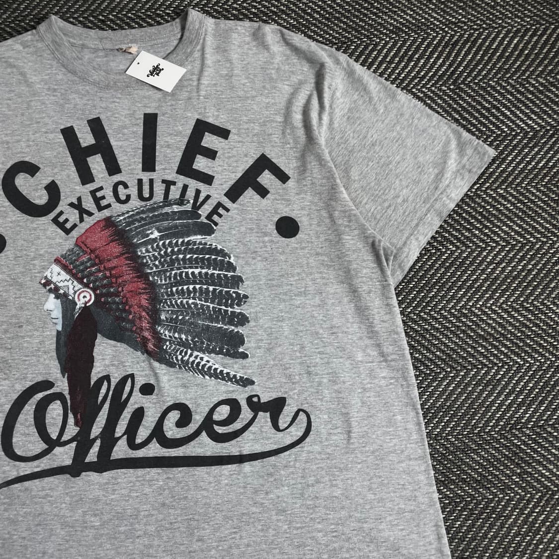 빈티지 인디어 프린팅 박시핏 반팔 티셔츠o 2868 상품이미지2