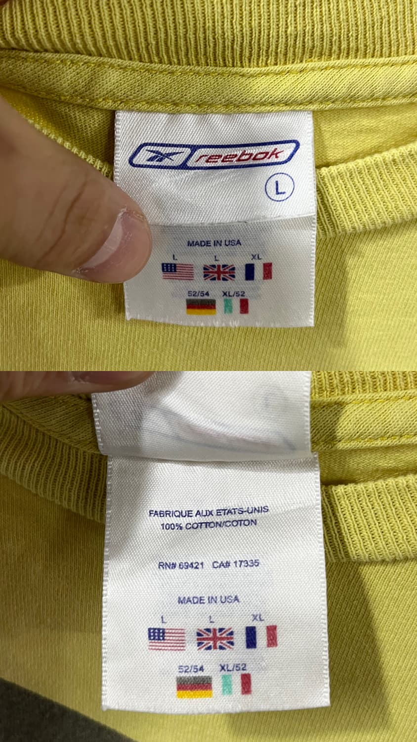 90s Reebok tee 🇺🇸 상품이미지7