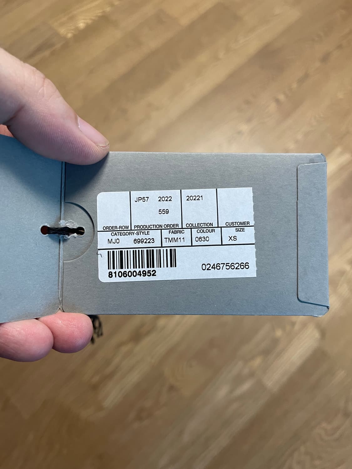 발렌시아가 블리치드 후드체크셔츠 xs 상품이미지4