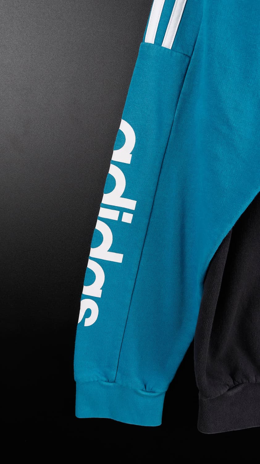 아디다스 블루블랙 스포츠 쟈켓 상품이미지6