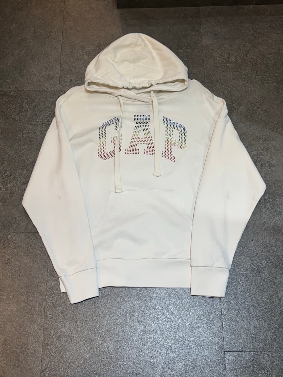갭 GAP 후드티셔츠 화이트 XS 상품이미지2