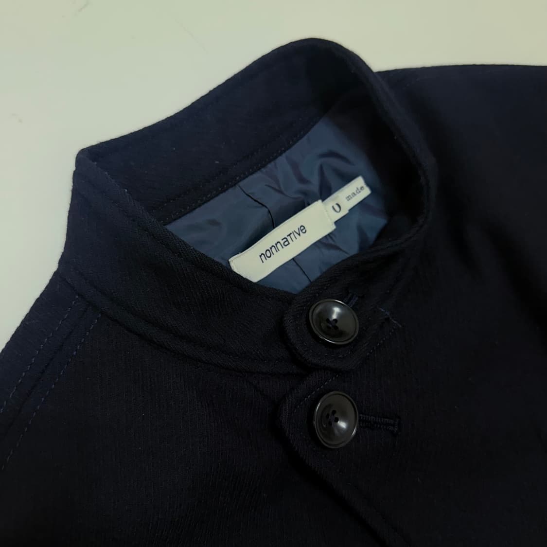 nonnative 논네이티브 울나일론 라이트멜튼 포터 코트 상품이미지5