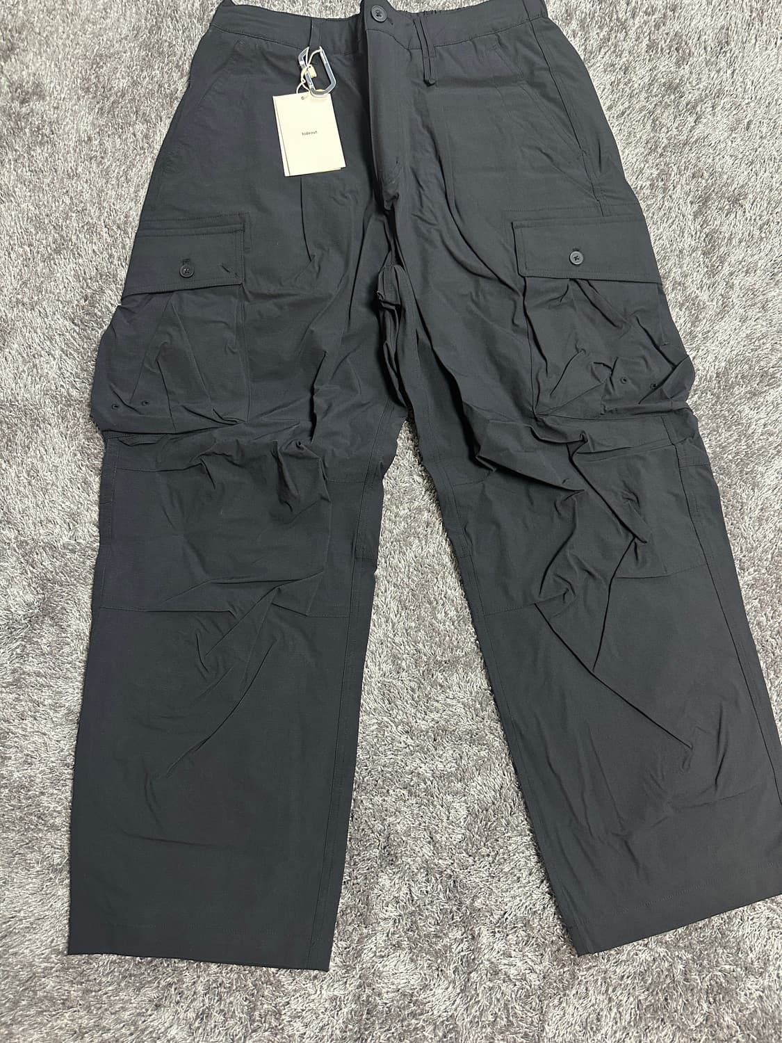 하이드아웃 밀리터리 복각 카고 팬츠 블랙 3 사이즈 상품이미지4