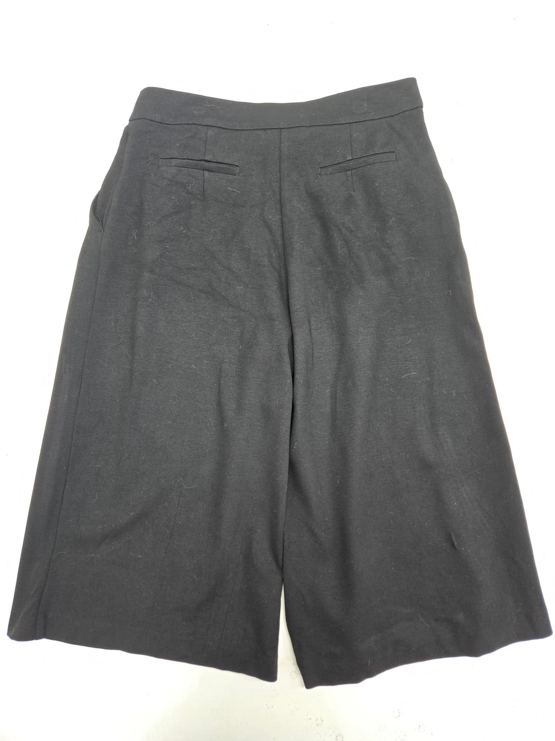 막스마라 검정색 와이드 큐롯 팬츠 상품이미지2