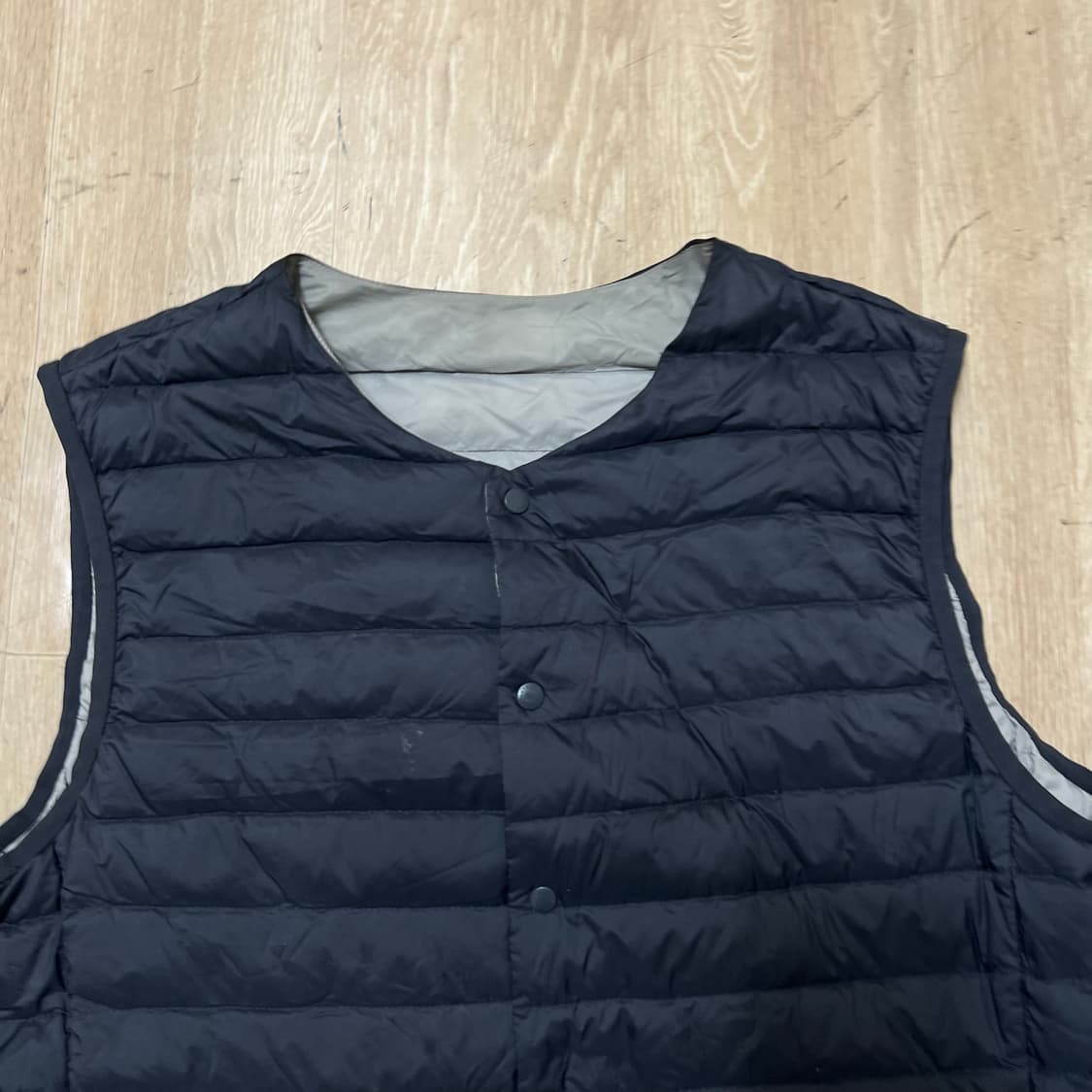 팬텀 남성 골프웨어 구스다운 경량 패딩조끼 XL/105  상품이미지2