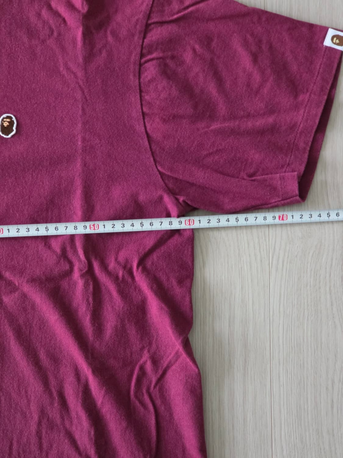 베이프 스몰로고 반팔티셔츠 2XL(105) 상품이미지8