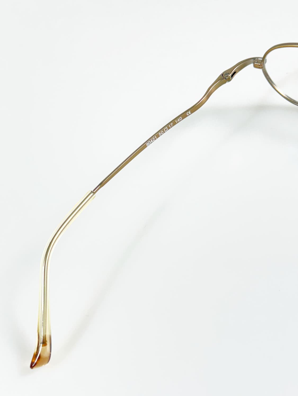 90s 골드 슬림 오벌 프레임 빈티지 안경 상품이미지7