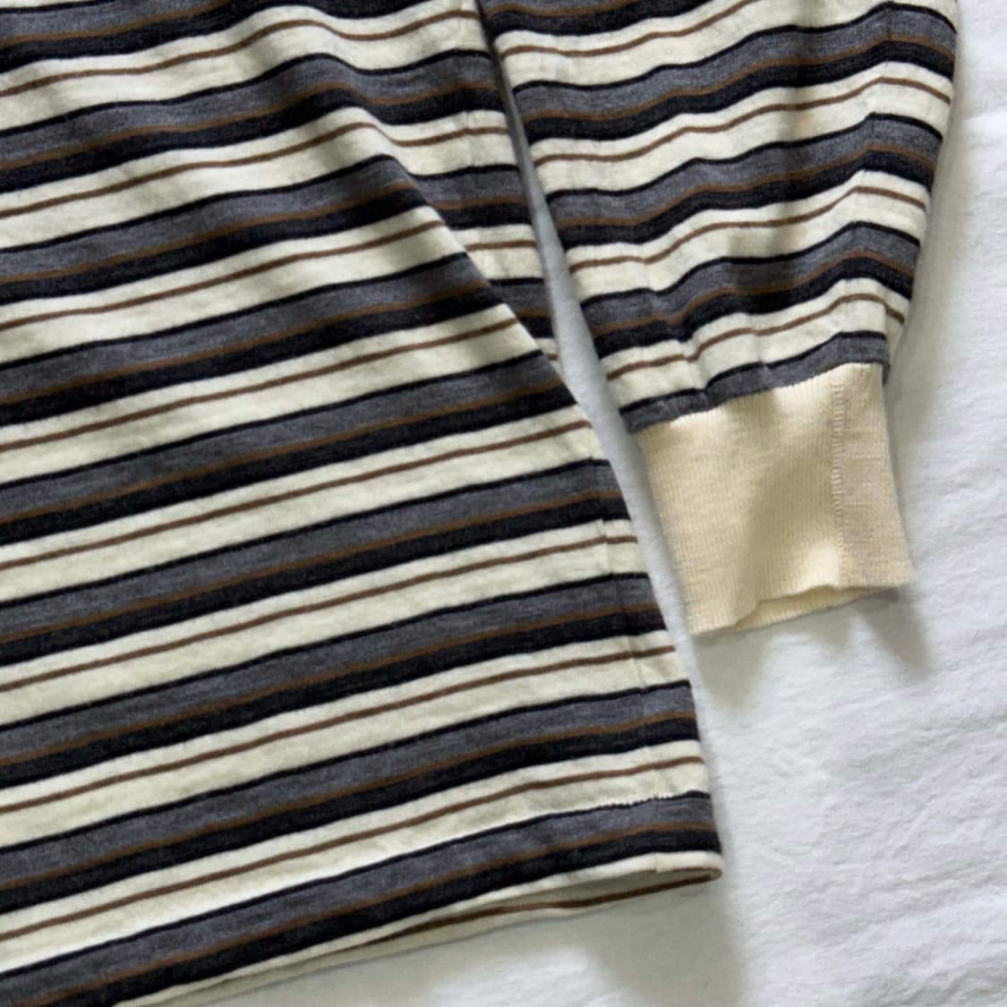 90s dunhill 울 스트라이프 긴팔 티셔츠 상품이미지3