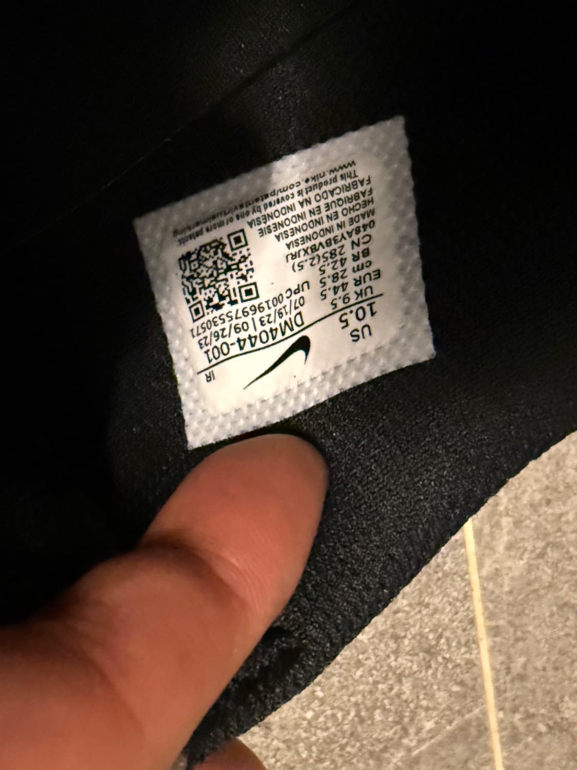 나이키 코르테즈 검흰레더 285 상품이미지2