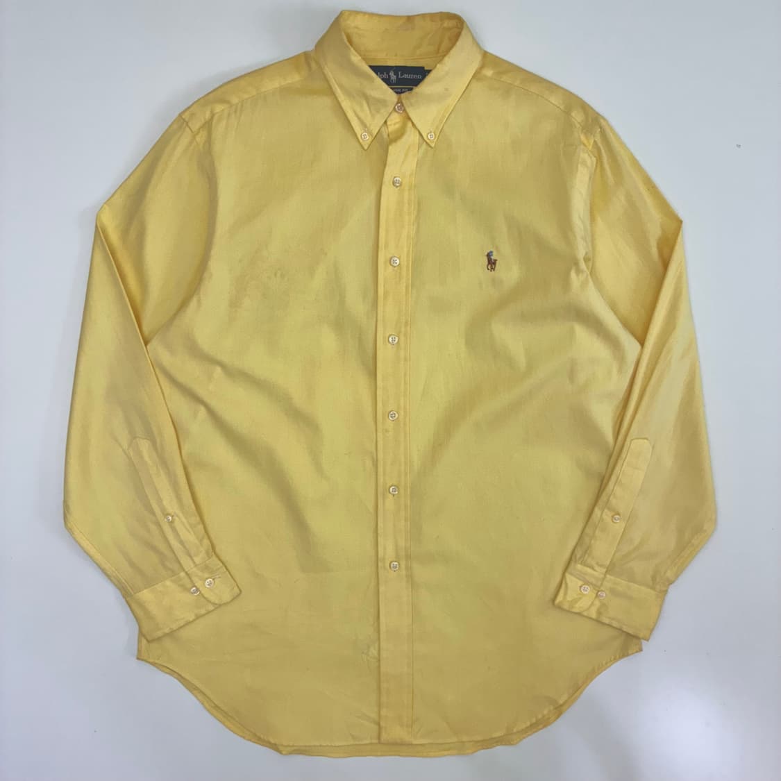 Polo  폴로 랄프로렌 자수 옐로우 코튼 셔츠  상품이미지2