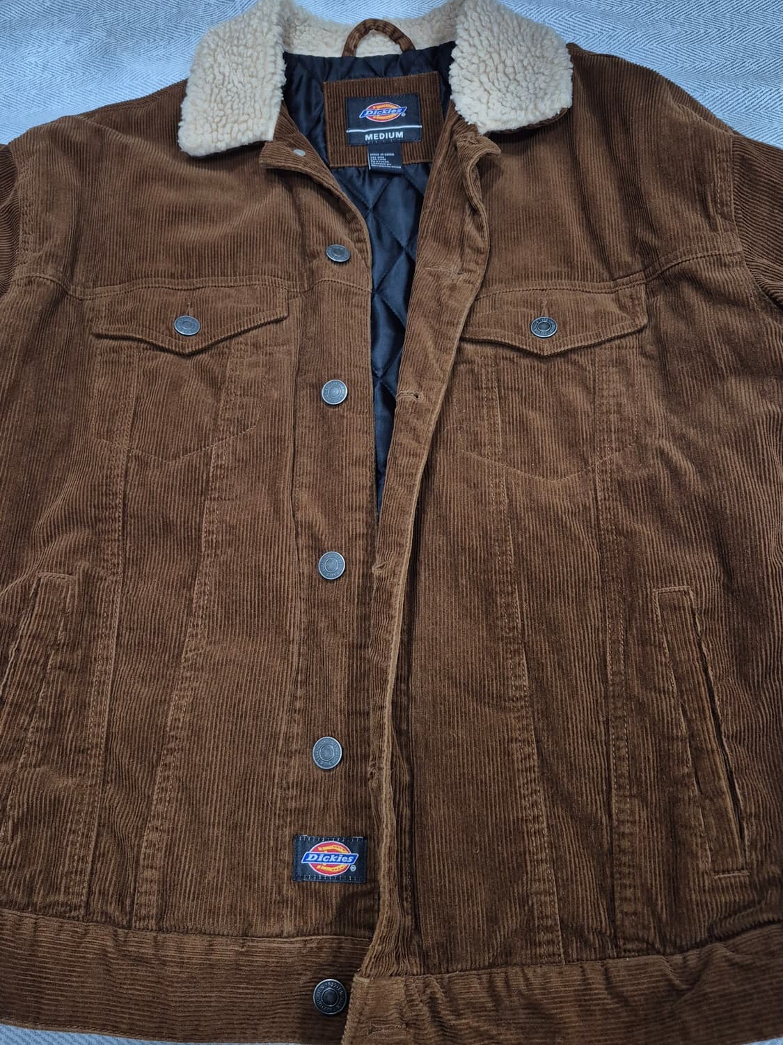 디키즈 코듀로이 쉐르파 자켓 브라운 남성 95~100사이즈 상품이미지4