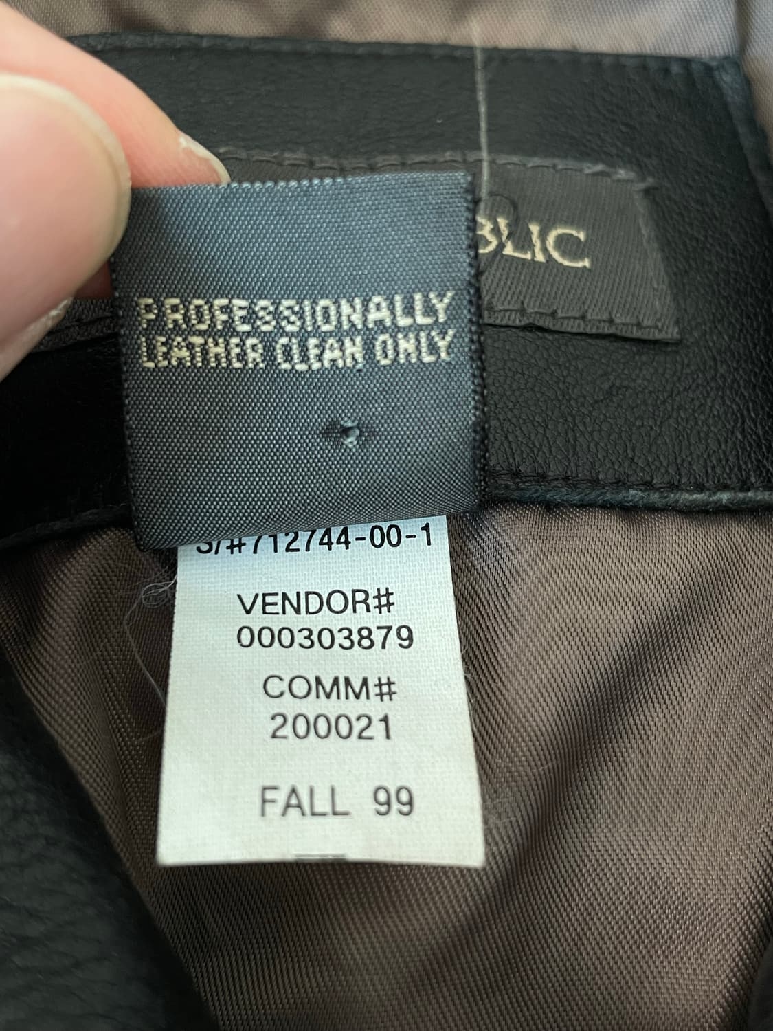 빈티지 바나나리퍼블릭 레더 카코트 상품이미지5