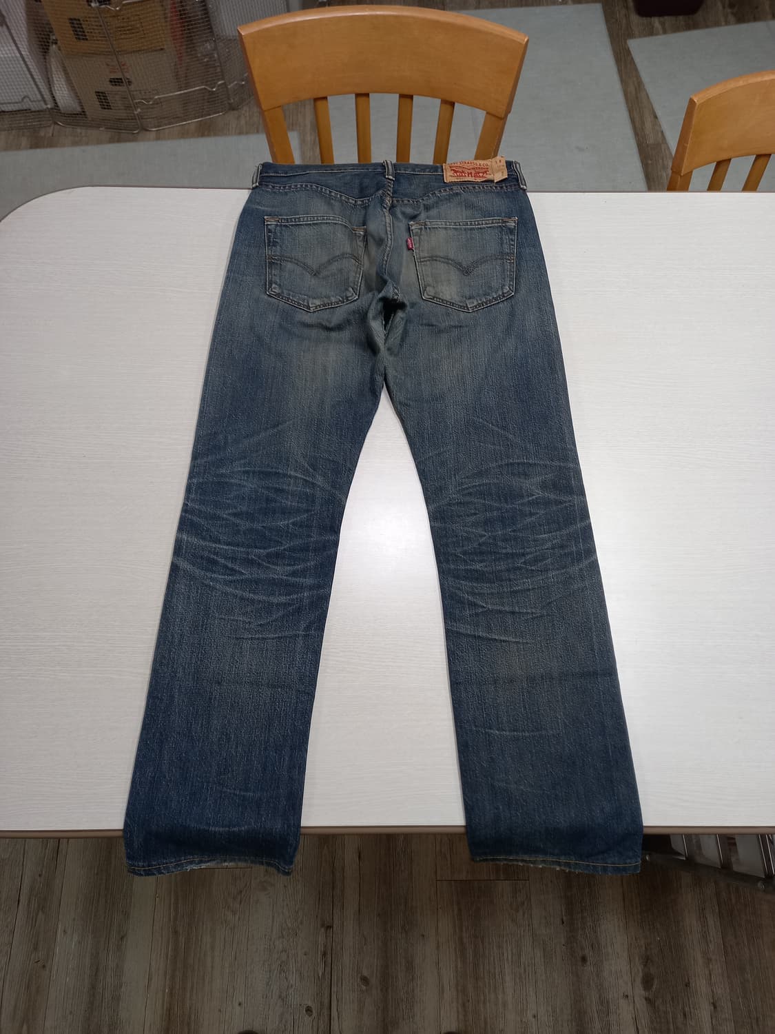 30 리바이스501 Haiti 녹워싱 일자진 30-137 상품이미지2