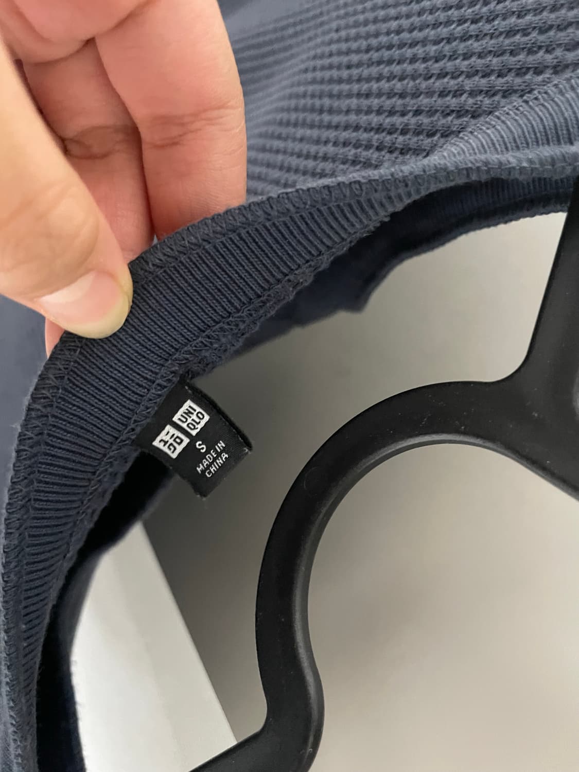 유니클로 와플 헨리넥 긴팔 티셔츠 S 상품이미지4