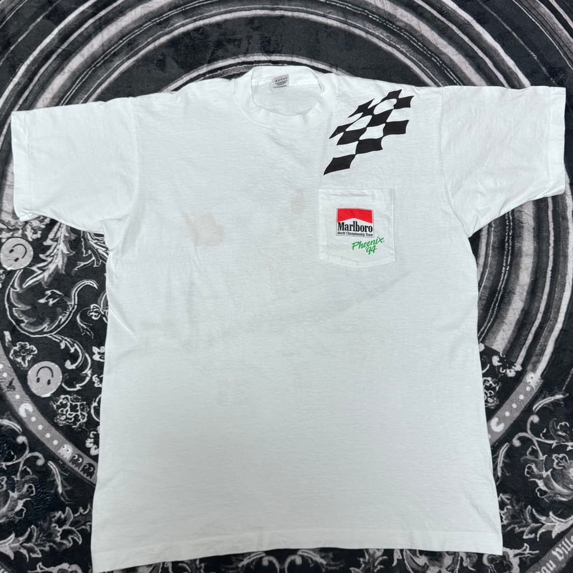 (XL)90s 빈티지 말보로 프로모 레이싱 반팔 티셔츠 상품이미지2