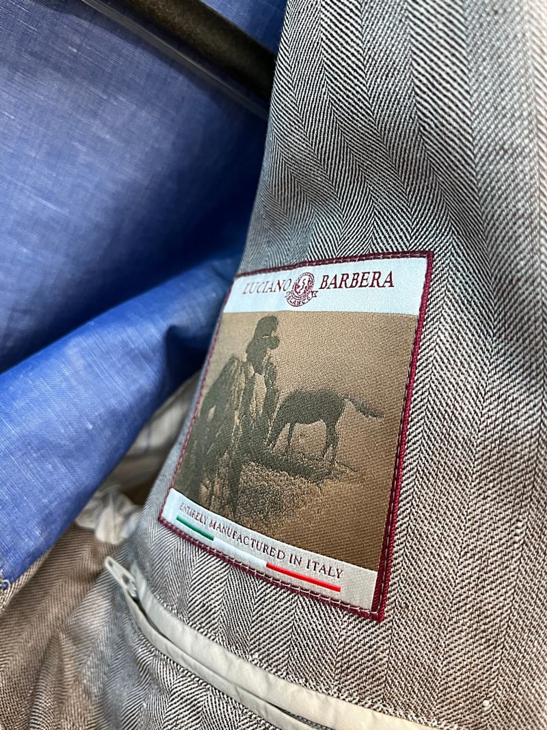105) 루치아노바르베라 이태리 린넨 사파리 상품이미지7