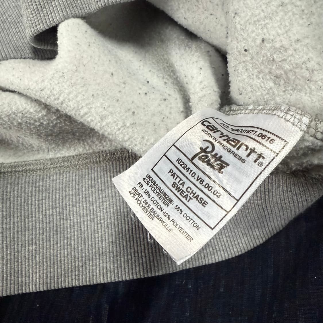 칼하트 x Patta 체이스 스웻 L 상품이미지6