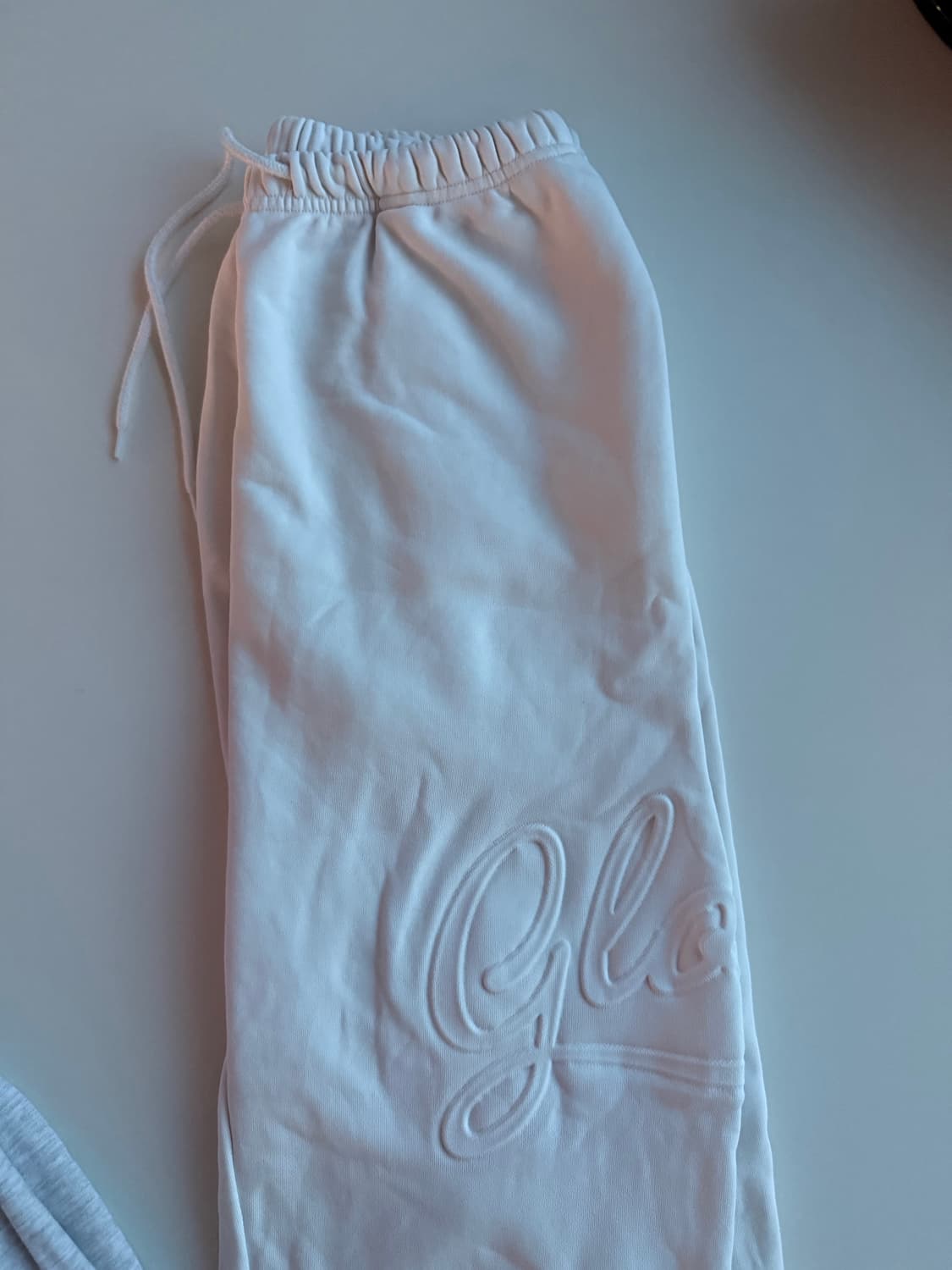 글로니 조던 트랙팬츠 멜란지그레이/화이트 상품이미지2